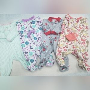 Newborn Girls Sleepers